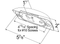 45442 Two-Bulb Turtleback® Clearance Marker Light