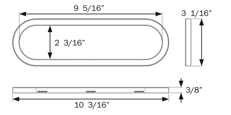 A68SSB SnapOn Trim Ring