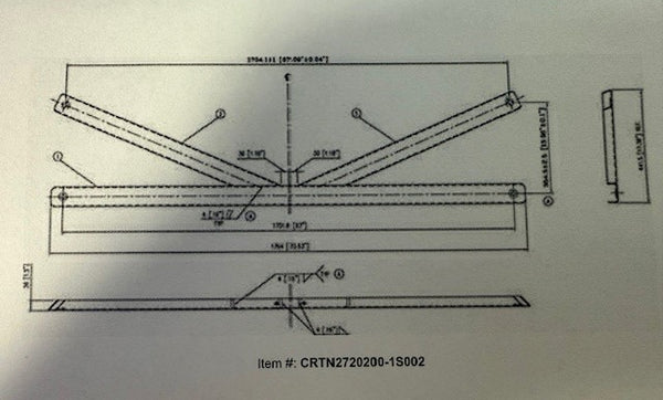 CRTN2720200-1S002 K-Brace Assembly Inboard
