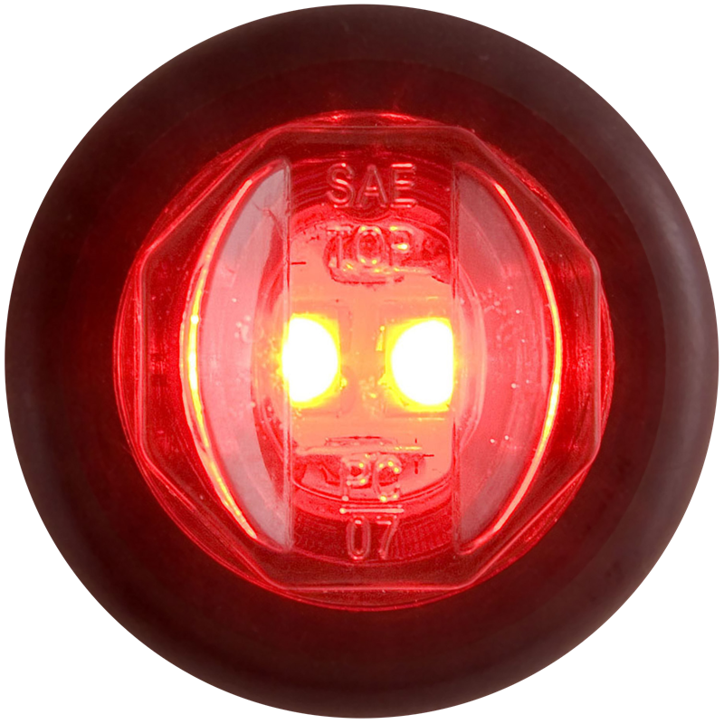 MCL11RKPV4G 3/4" Marker Light LED Red Weathertight, 2 Pin