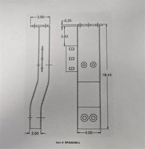 RFA00298-L End Support Bumper LH