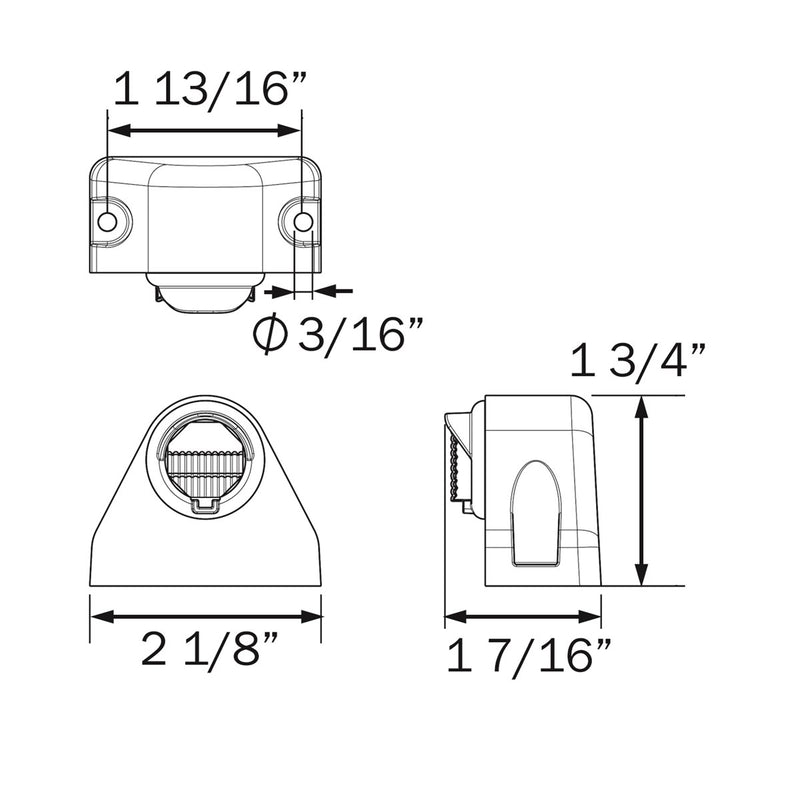 LPL12CKM2BP License Light 3/4"