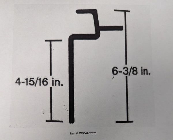 WB04A02675 Rail Nose - Formed