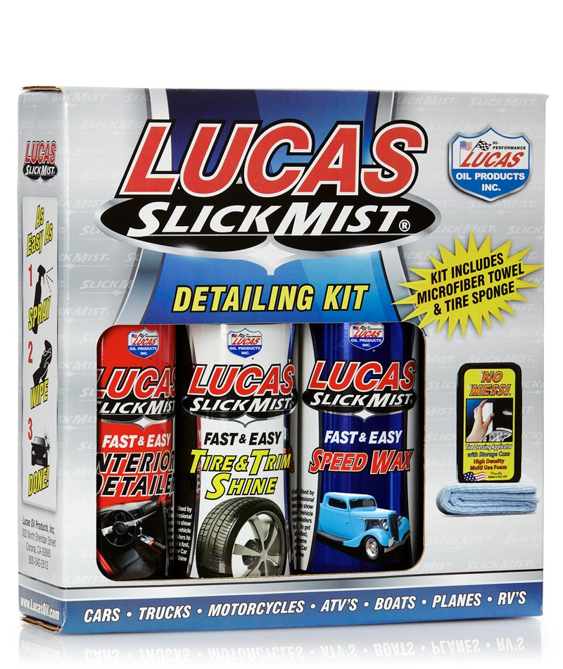 Lucas, slick mist Speed Wax 710ml spray bottle, 10160 x 12, shines