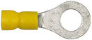 71207 Vinyl Insulated Ring Terminal, Yellow, 12-10 AWG