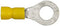 71207 Vinyl Insulated Ring Terminal, Yellow, 12-10 AWG