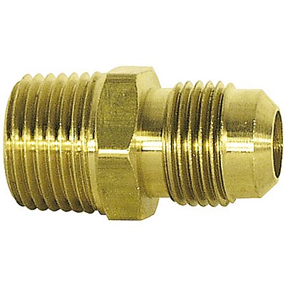 45° Flare Male Connector Brass