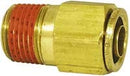 Male Connector P/L Brass Fitting