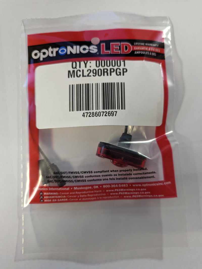 MCL290RPGP Marker/Clearance Light Red LED