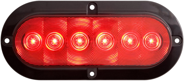 STL73RB Stop/Turn/Tail Light w/Flange Red LED