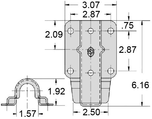 DOR00013 Large Bearing Bracket