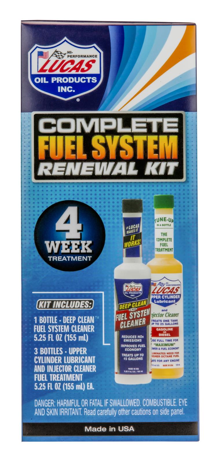 Lucas Oil Products Lucas Fuel Treatment Injector Cleaner 5.25 oz - Complete  Fuel Treatment for Any Engine - Enhances Performance & Eliminates Need for  Higher Octane Fuel in the Car Additives 