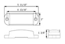 MCL73ABP Surface MountMarker/Clearance Lights LED