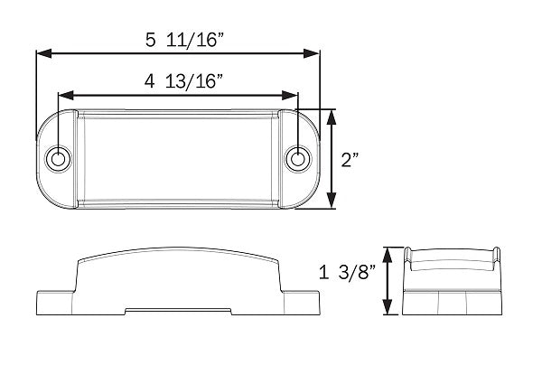 MCL73ABP Surface MountMarker/Clearance Lights LED