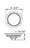 STL13RFMB FLEET Count™ 4” Round Sealed LED