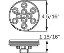 STL43ABP 4” Round Sealed LED Lights