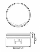 STL13RB FLEET Count™ 4” Round Sealed LED