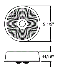 MC55AB 2.5” Sealed Marker/Clearance Light