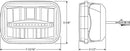 HLL70HLBP High/Low Beam Sealed LED Headlight