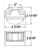 LPL26SKB Sealed LED License Light