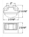 LPL26SKB Sealed LED License Light