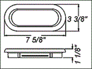 A70GB Grommet 6" Oval