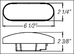 ST70AB 6” Oval Sealed Lights