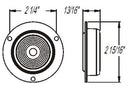 MC52AB 2” Round Sealed Recess Flange Mount