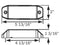 MCL76ABP Marker/Clearance Lights with Reflex LED