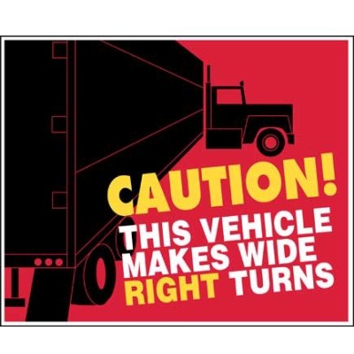 LABRT14 Decal "Wide Right Turn"