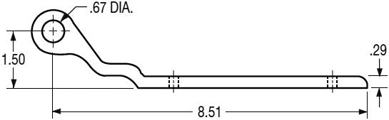 TM515-10-78-1 Hinge Trailmobile