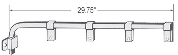 MFB-A25 Mudflap Bracket Straight